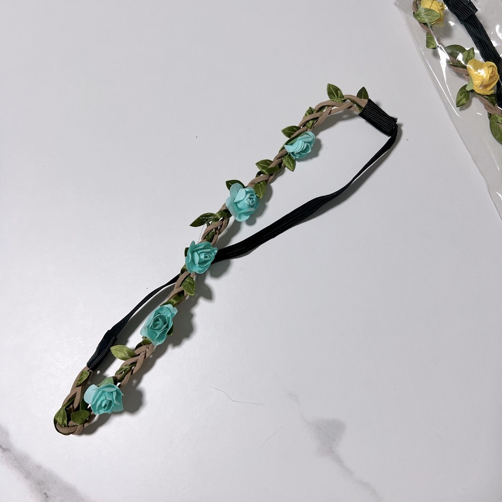 Blue rose headband - buy 4 for $18
